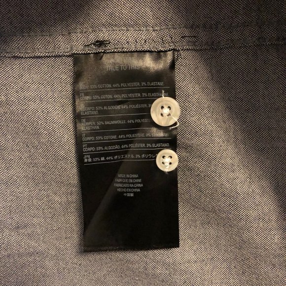 Volcome Oxford Stretch Long Sleeve Shirt - Picture 4 of 4